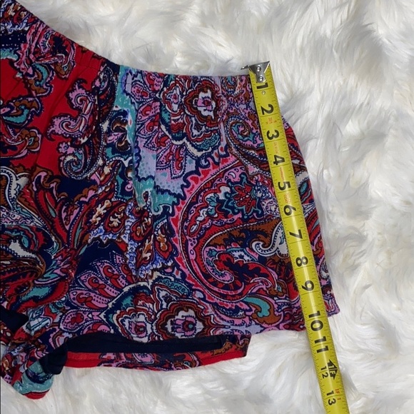 Band of Gypsies Boho Paisley Pattern Shorts - Picture 5 of 7
